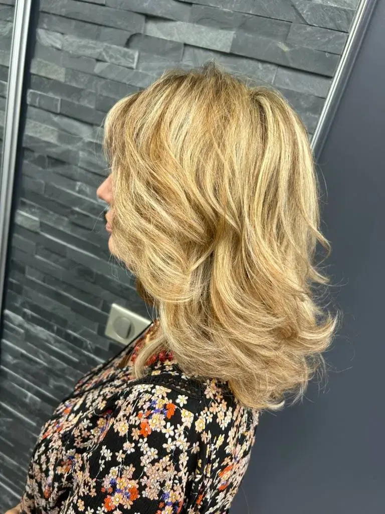 brushing couleur et coupe femme